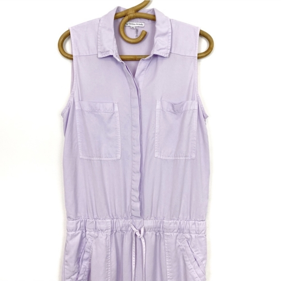 Young Fabulous & Broke | Lavender Sleeveless Jumpsuit Size M - Picture 4 of 8